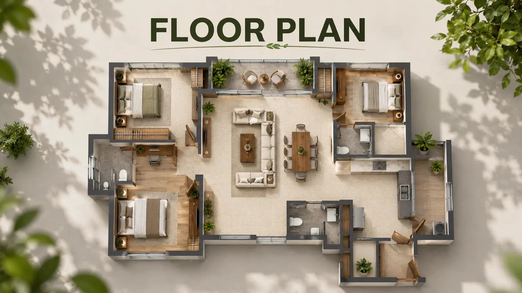 Embassy One Floor Plan — 3 BHK, 4 BHK and Penthouse Configurations